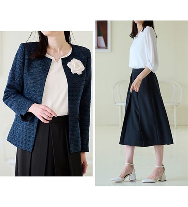 RANAN（ラナン）の「【４点セット】入学式卒業式に！選べるボトムスーツセット（パンツスーツ）」｜詳細画像