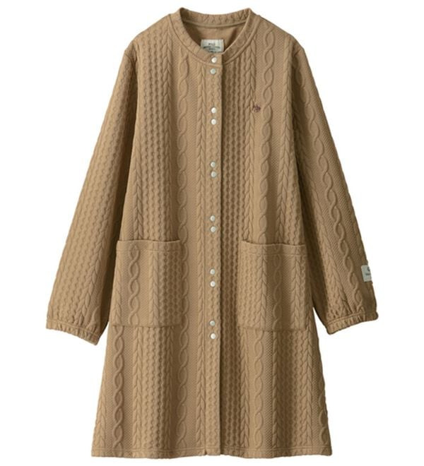 BELLUNA（ベルーナ）の「【ＰＯＬＯ　ＢＣＳ】ケーブル柄ジャカードロングカーディガン（その他カーディガン）」｜詳細画像
