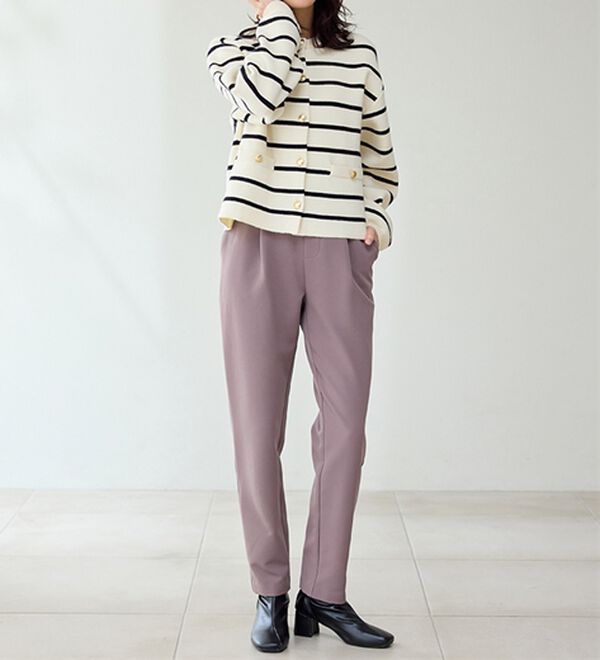 RANAN（ラナン）の「【4つの機能付き】洗える！ゴールド調ボタンニットカーディガン（ニットカーディガン）」｜詳細画像