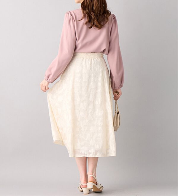 alotta（アロッタ）の「あったか裏起毛フロントタックブラウス（ブラウス）」｜詳細画像