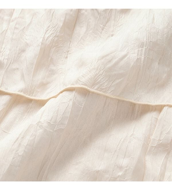 GeeRA（ジーラ）の「ワッシャー素材ティアードスカート（ロングスカート）」｜詳細画像