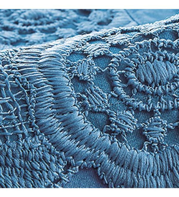 BELLUNA（ベルーナ）の「レース切替デニム調素材ブラウス（ブラウス）」｜詳細画像