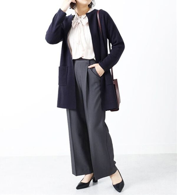 BELLUNA（ベルーナ）の「毛玉になりにくい！ミラノリブカーディガン（ニットカーディガン）」｜詳細画像