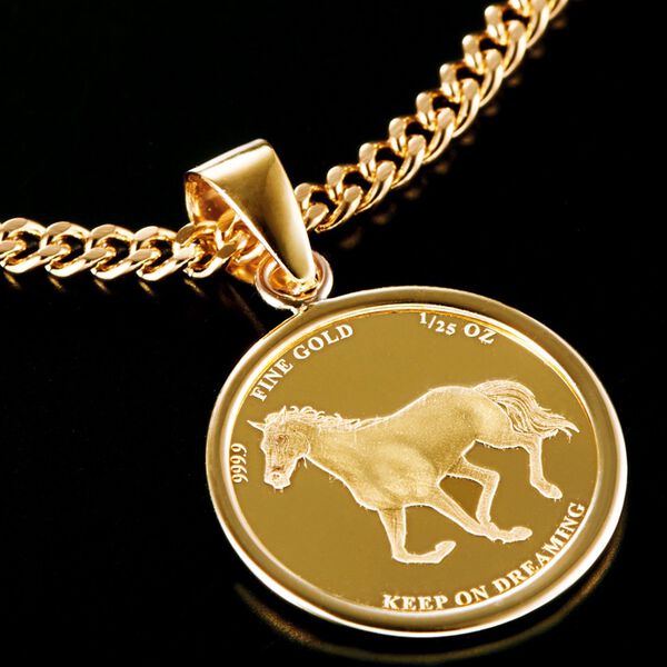 「純金コインペンダントコレクション（メンズネックレス）」｜詳細画像