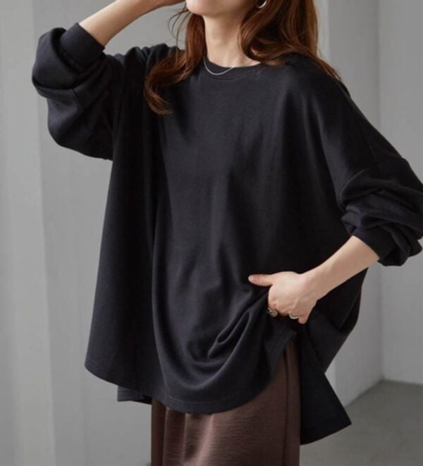 RANAN（ラナン）の「オーバーサイズスウェットＴ（カットソー）」｜詳細画像