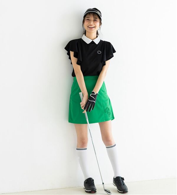 BELLUNA（ベルーナ）の「【三枝こころコラボ】後ろプリーツスカート（ミニスカート）」｜詳細画像