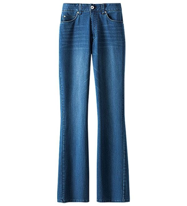 BELLUNA（ベルーナ）の「ヒンヤリ冷感！ライトオンスジーンズ（フルレングスパンツ）」｜詳細画像