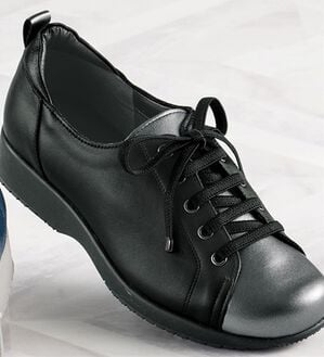 ルフラン（ルフラン）の「上品お洒落なやわらかスニーカー（スニーカー）」｜ブラック