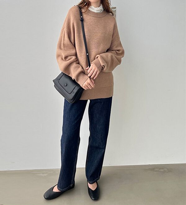 GeeRA（ジーラ）の「リバーシブル配色プルオーバー（ニット・セーター）」｜詳細画像