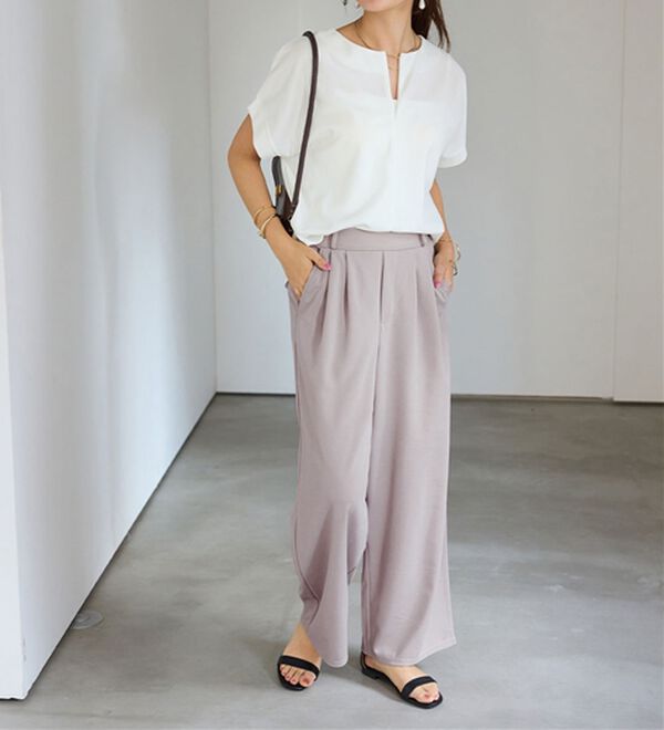 alotta（アロッタ）の「ジップ使いセットアップ（ブラウススーツ）」｜詳細画像