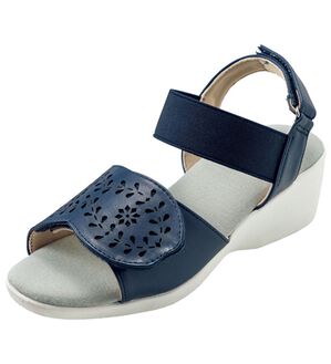 BELLUNA（ベルーナ）の「＜エル　プラネット＞ワイズ調節可能サンダル（サンダル・ミュール）」｜ネイビー