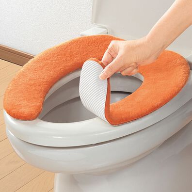 「おくだけふんわり便座シート　２組セット（便座カバー）」