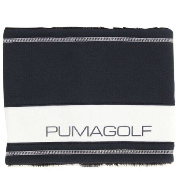 「ＰＭ）ゴルフ　ベーシックロゴ　フリースネックウォーマー（メンズストール・マフラー）」｜ディープネイビー