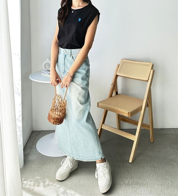 GeeRA（ジーラ）の「【Ｕ．Ｓ．　ＰＯＬＯ　ＡＳＳＮ．】ノースリＴシャツ（タンクトップ・キャミソール）」｜詳細画像