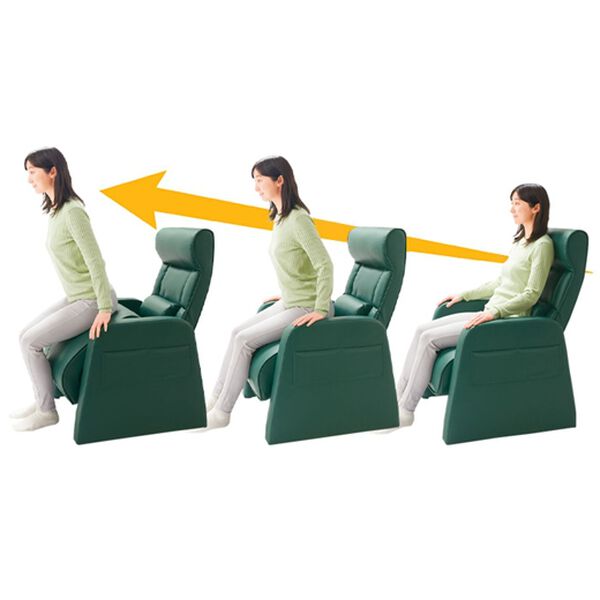 「立ち上がりもサポート！電動パーソナルソファ（ソファ）」｜詳細画像