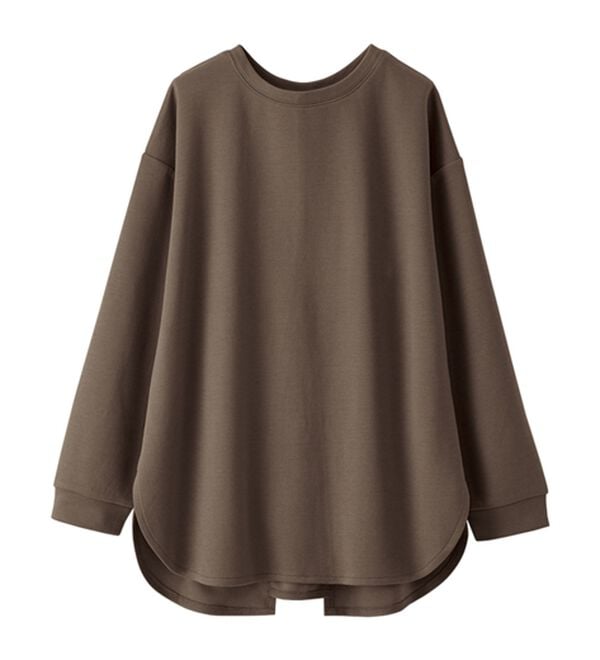 BELLUNA（ベルーナ）の「バックリボンデザイン裾ラウンドチュニック（チュニック）」｜詳細画像