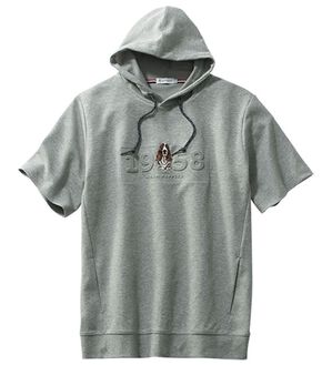 「＜ハッシュパピー＞パーカーＴシャツ（メンズパーカー）」｜グレー