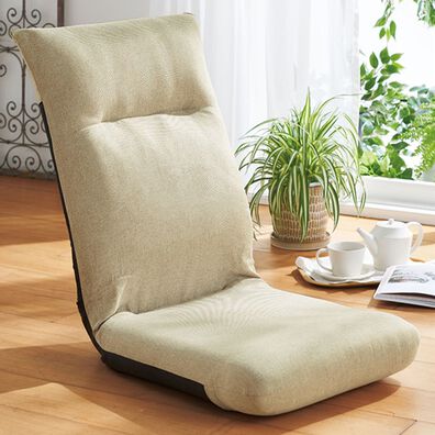 「腰と頭を支えるハイバック座椅子（座椅子）」