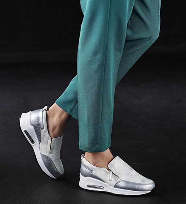 ルフラン（ルフラン）の「クロコ型押切替エアソールスニーカー（スニーカー）」｜詳細画像