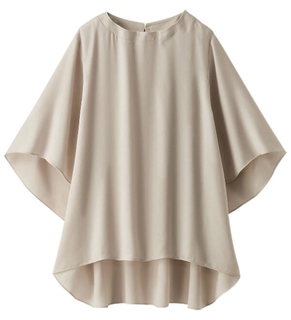 BELLUNA（ベルーナ）の「ＵＶ対策！涼やかケープ風ブラウス（ブラウス）」｜詳細画像