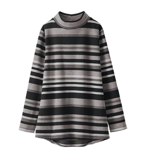 BELLUNA（ベルーナ）の「ふわふわ裏ファーハイネックプルオーバー（カットソー）」｜詳細画像