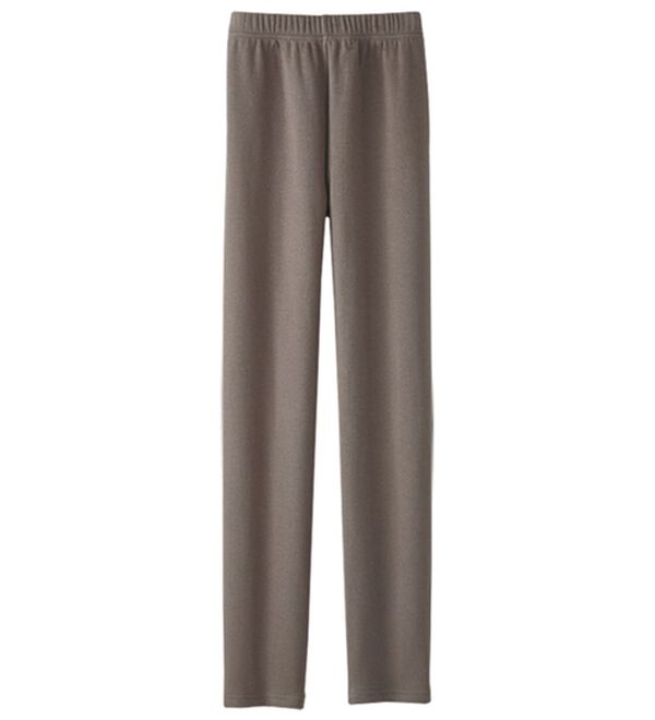 BELLUNA（ベルーナ）の「まるではく毛布！静電防止付裏ファーレギンス（スパッツ・レギンス）」｜モカ