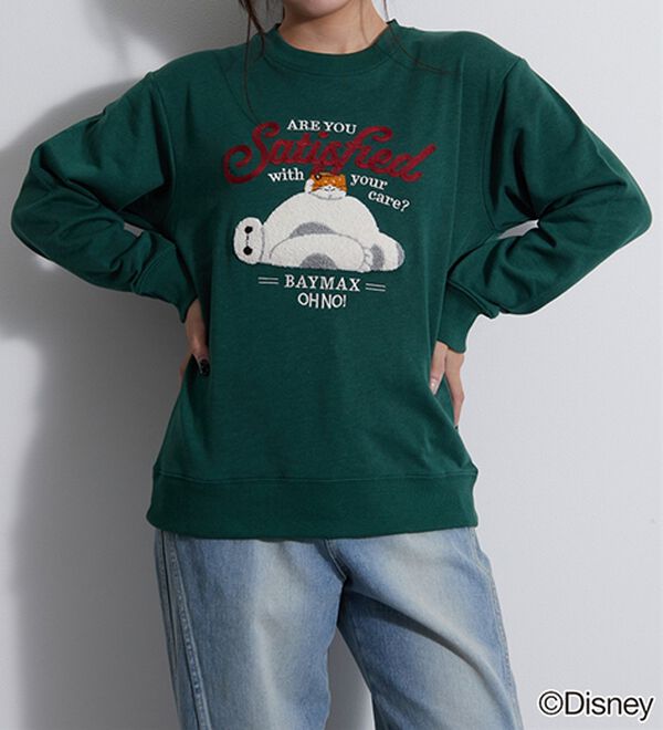 BELLUNA（ベルーナ）の「＜Ｄｉｓｎｅｙ＞【ベイマックス】さがら刺しゅう裏毛トレーナー（カットソー）」｜詳細画像