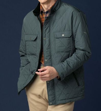 「＜クロコダイル＞中わたキルティングジャケット（メンズジャケット）」