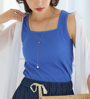 Viola e Viola（ヴィオラ エ ヴィオラ）の「保冷剤ポケット付スクエアタンクトップ（タンクトップ・キャミソール）」｜詳細画像