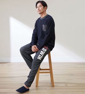 「【２着組】＜エドウイン＞さらさら楊柳ルームウェア（メンズルームウェア）」｜詳細画像