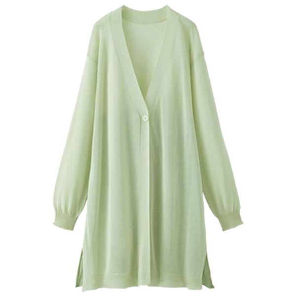 BELLUNA（ベルーナ）の「スタイルアップ！プリーツ切替カーディガン（ニットカーディガン）」｜詳細画像