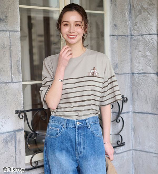 「＜Ｄｉｓｎｅｙ＞綿混素材ゆるっとＴシャツ（カットソー）」｜詳細画像