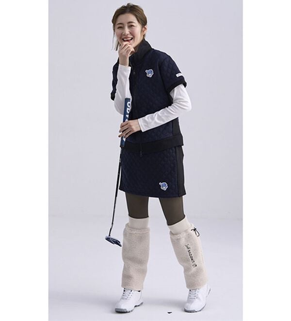 BELLUNA（ベルーナ）の「【タキシードサム】リブ切替キルト風スカート（ミニスカート）」｜詳細画像