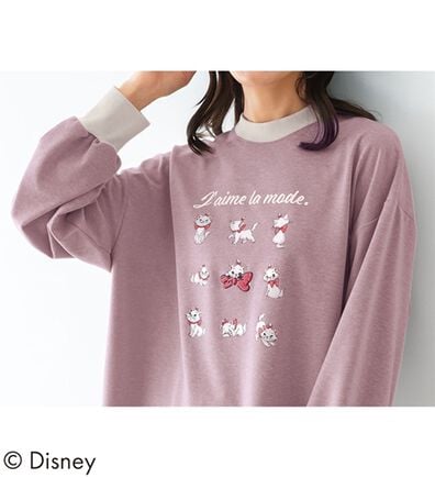 BELLUNA（ベルーナ）の「＜Ｄｉｓｎｅｙ＞リブ配色ゆったりトレーナー（トレーナー・スウェット）」