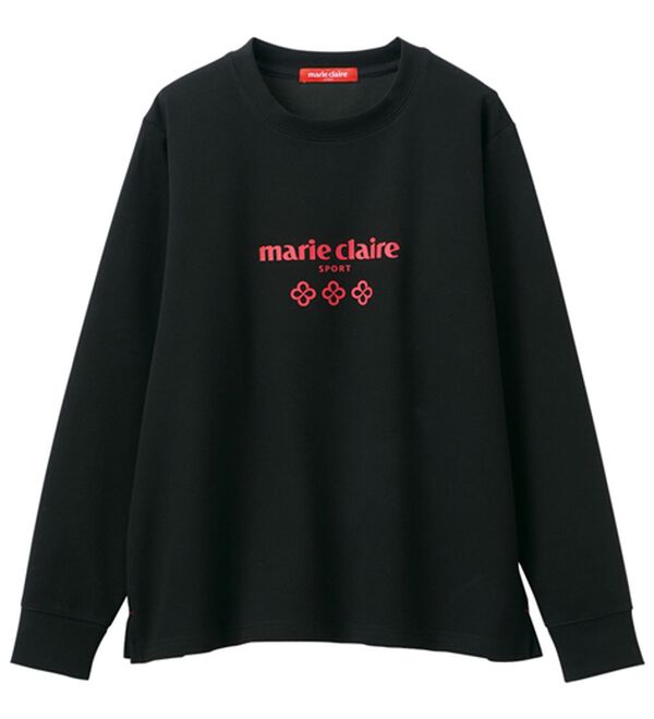 RANAN（ラナン）の「ロゴ入りロングＴシャツ＜ｍａｒｉｅ　Ｃｌａｉｒｅ　ＳＰＯＲＴ＞（カットソー）」｜詳細画像