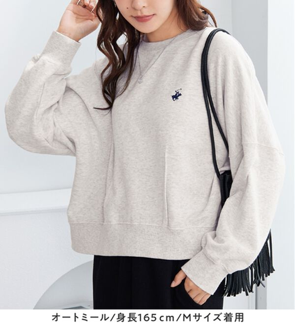 Viola e Viola（ヴィオラ エ ヴィオラ）の「【ビバリーヒルズポロクラブ】コクーンシルエットスウェット（カットソー）」｜詳細画像