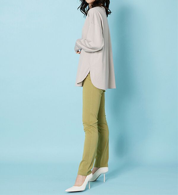 BELLUNA（ベルーナ）の「もちっとなめらか！大人顔サマ見えプルオーバー（カットソー）」｜詳細画像