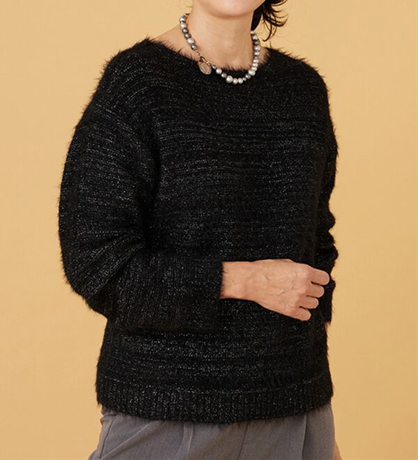 BELLUNA（ベルーナ）の「ふわふわシャギープルオーバー（ニット・セーター）」｜詳細画像