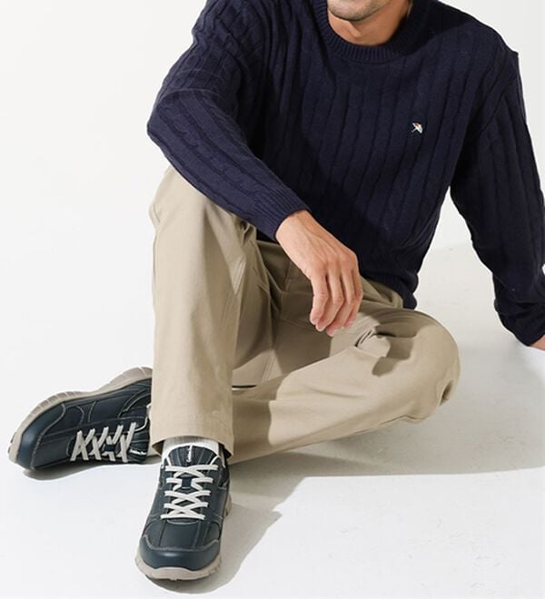 「＜ゴールデンベア＞かがまずラクチン！スポッとウォーキング（メンズスニーカー）」｜詳細画像