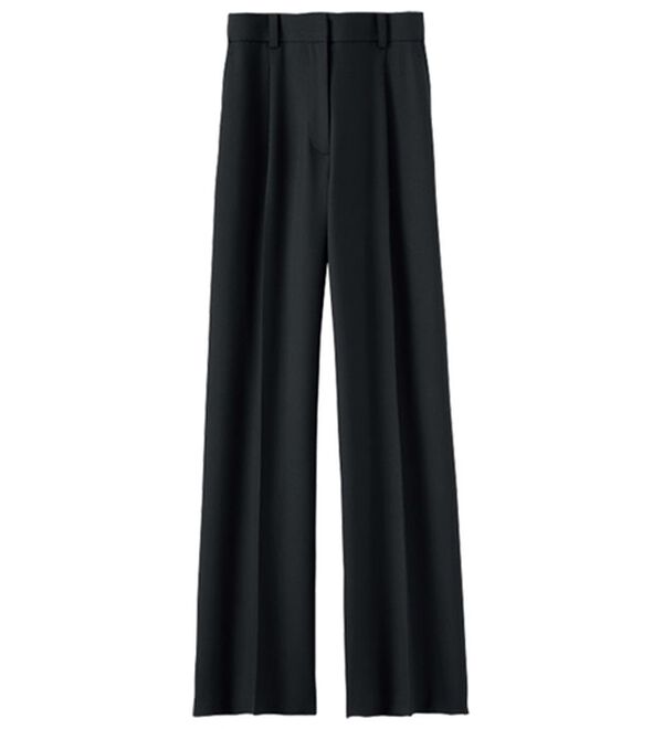 BELLUNA（ベルーナ）の「＜楽スタフィット＞セミワイドパンツ（フルレングスパンツ）」｜詳細画像