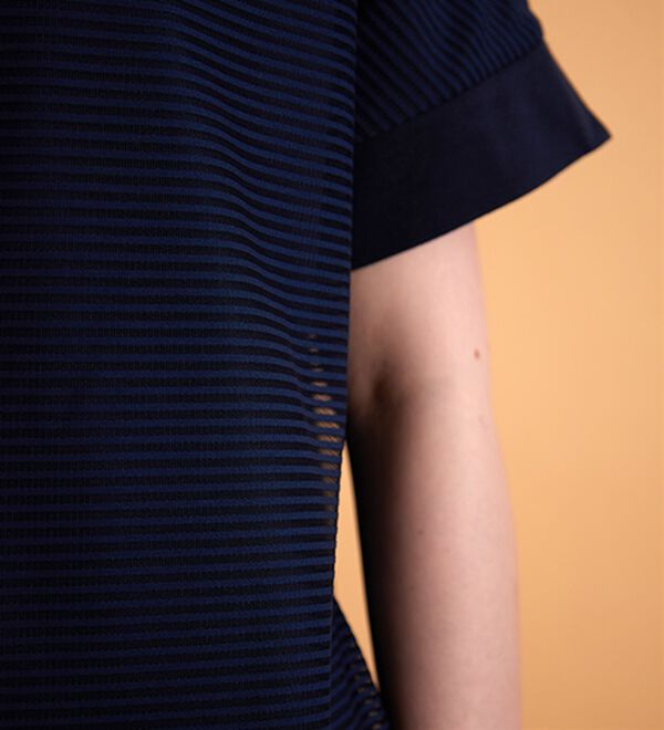 BELLUNA（ベルーナ）の「ボーダーチュール重ねチュニック（チュニック）」｜詳細画像