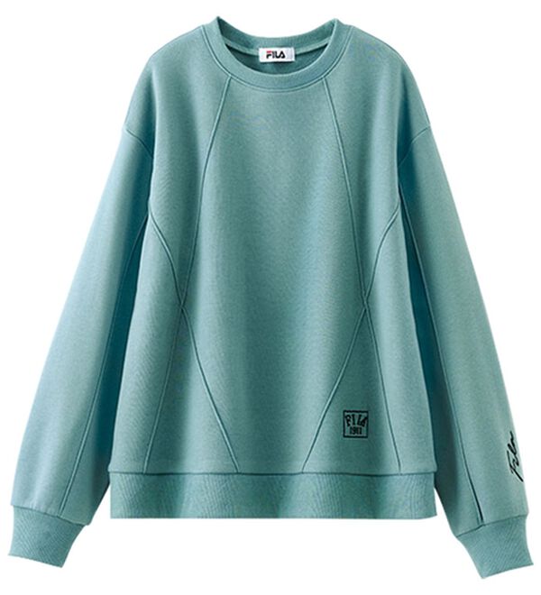 BELLUNA（ベルーナ）の「＜ＦＩＬＡ＞裏起毛ピンタックデザインプルオーバー（カットソー）」｜詳細画像