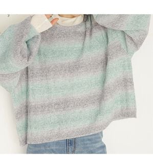 GeeRA（ジーラ）の「グラデーションニットプルオーバー（ニット・セーター）」｜グリーン系