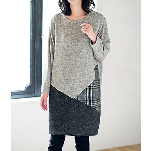 BELLUNA（ベルーナ）の「切替デザインゆったりチュニック（チュニック）」｜詳細画像