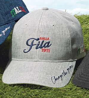 「＜フィラ＞大人のスポーティデザインキャップ（メンズ帽子）」｜杢グレー