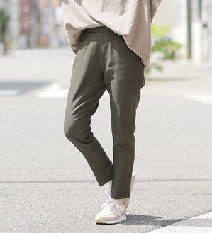 A HAPPY MARILYN（アハッピーマリリン）の「【Ｍ～８Ｌ】楽ちん暖かスキニーパンツ（スリム・スキニーパンツ）」｜カーキ