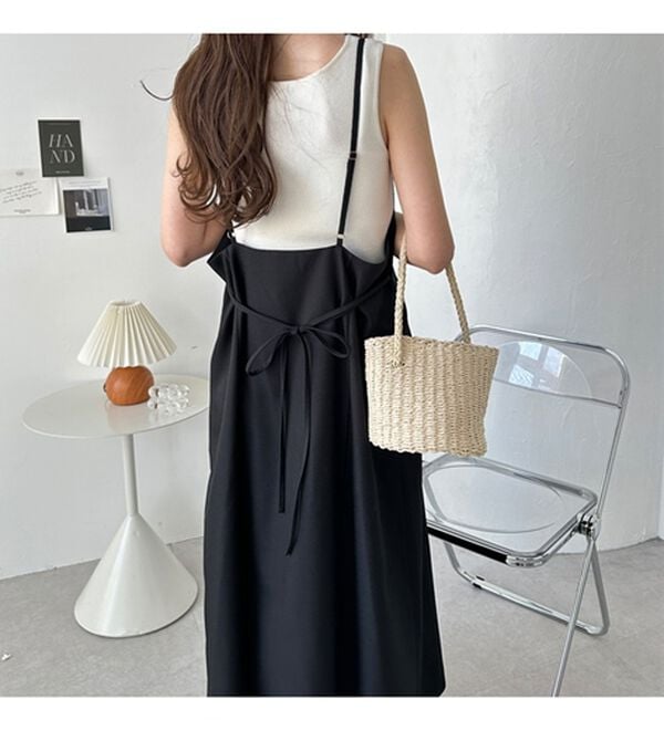 GeeRA（ジーラ）の「リネンライクロングキャミワンピース（その他ワンピース）」｜詳細画像