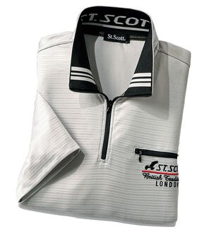 「選べるブランドハーフジッププルオーバー（メンズカットソー）」｜グレー