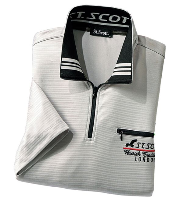 「選べるブランドハーフジッププルオーバー（メンズカットソー）」｜グレー