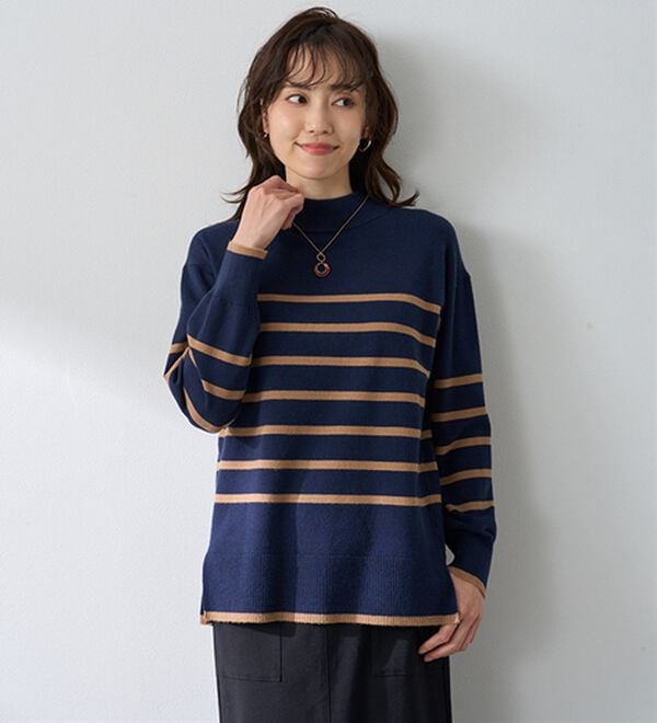 BELLUNA（ベルーナ）の「＜極み編＞肌心地ふんわりハイネックニット（ニット・セーター）」｜詳細画像